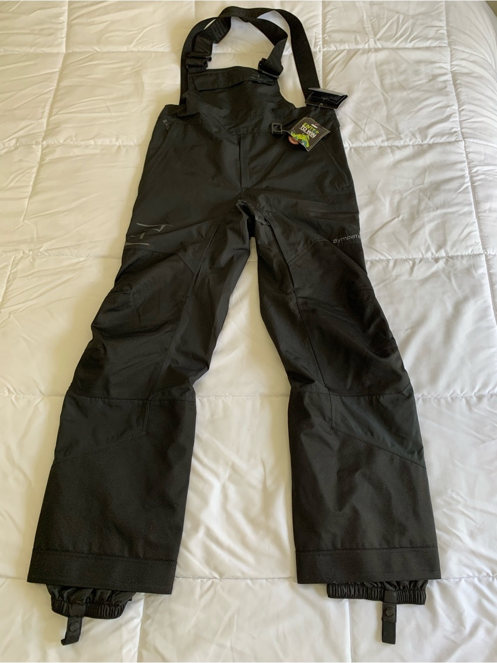 New with tags 509 ether bib overalls size M